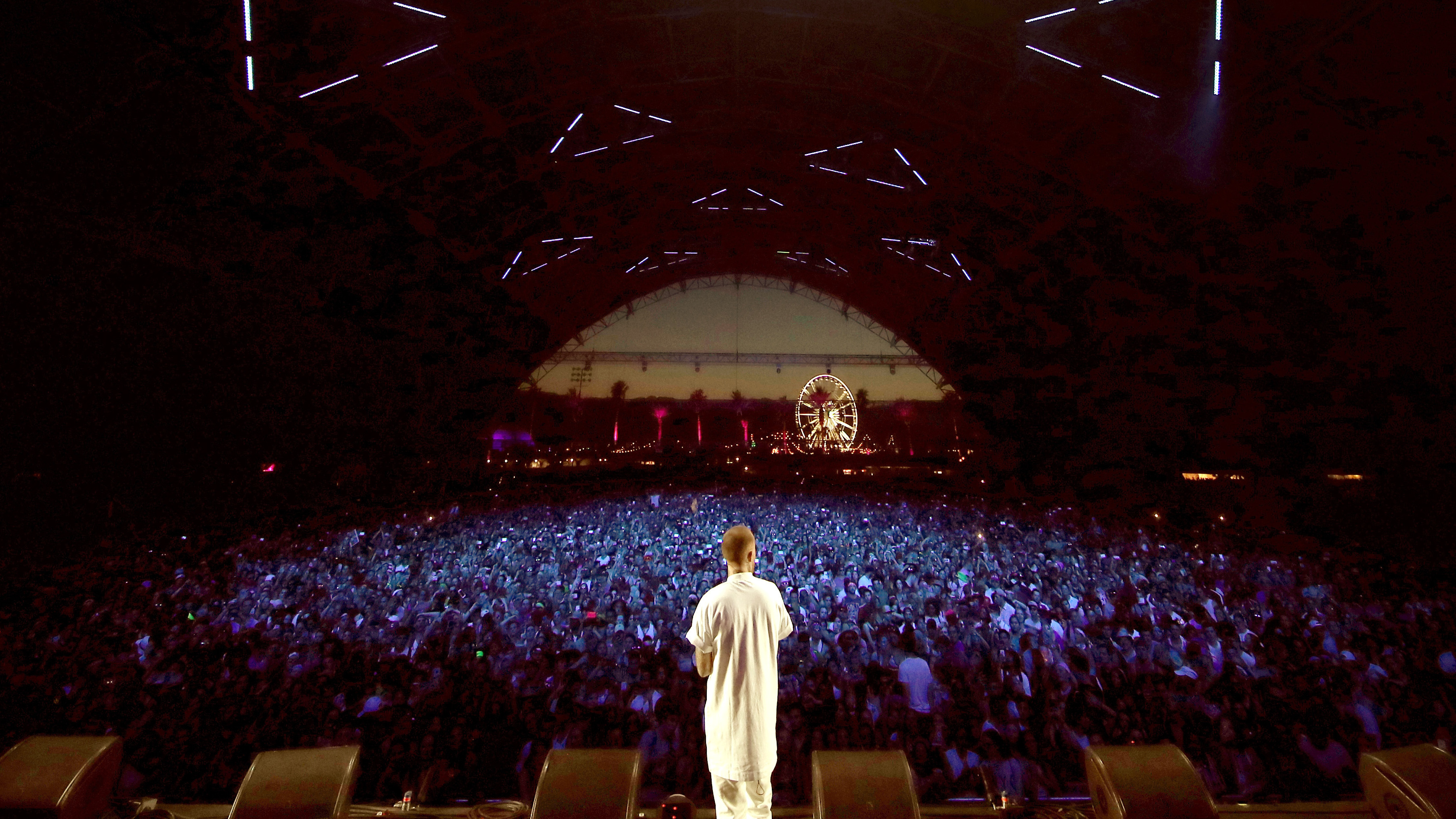 Mac Miller, performing on April 14, 2017 at Coachella. The rapper's death on Sept. 7 was determined to have been an accidental overdose. (Getty Images)