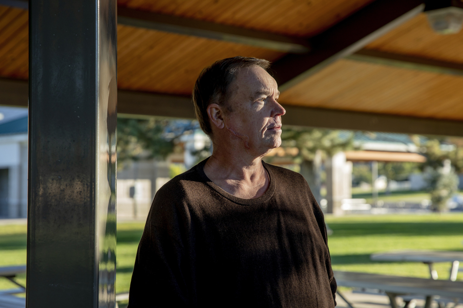 "Most of us are ecstatic" about Medicaid expansion in Utah, said Grant Burningham, of Bountiful. "We were all together and hugging and kissing last night." (Kim Raff for NPR)