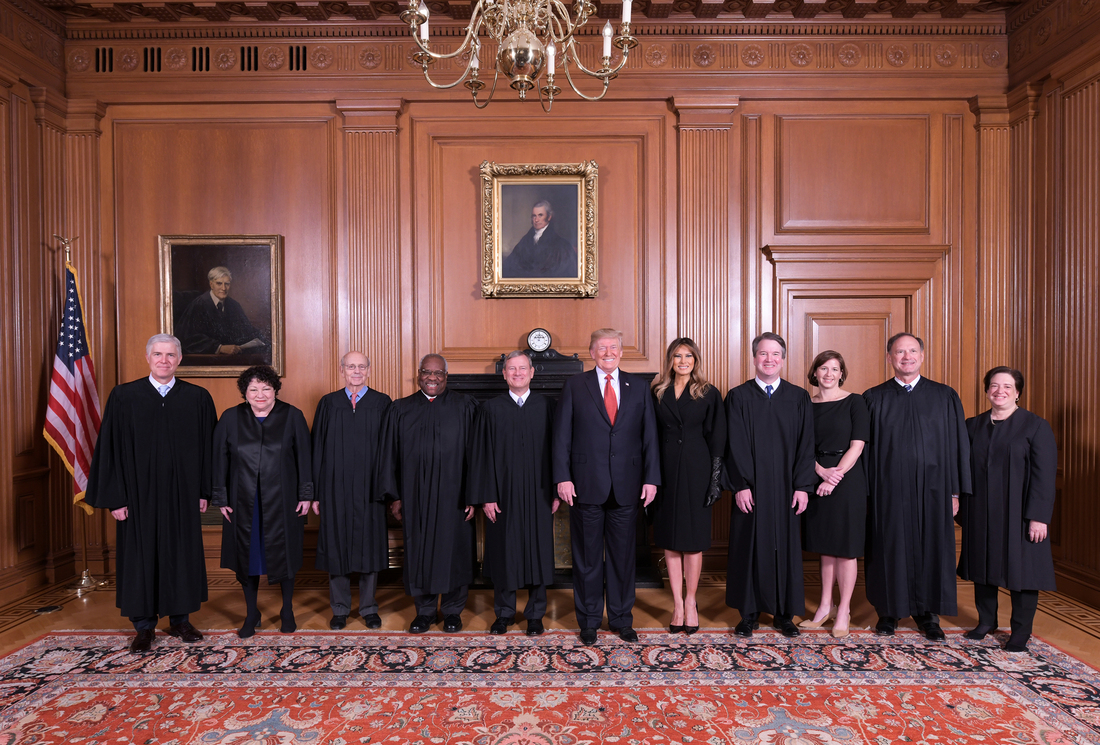 Heightened Security As Brett Kavanaugh Formally Takes