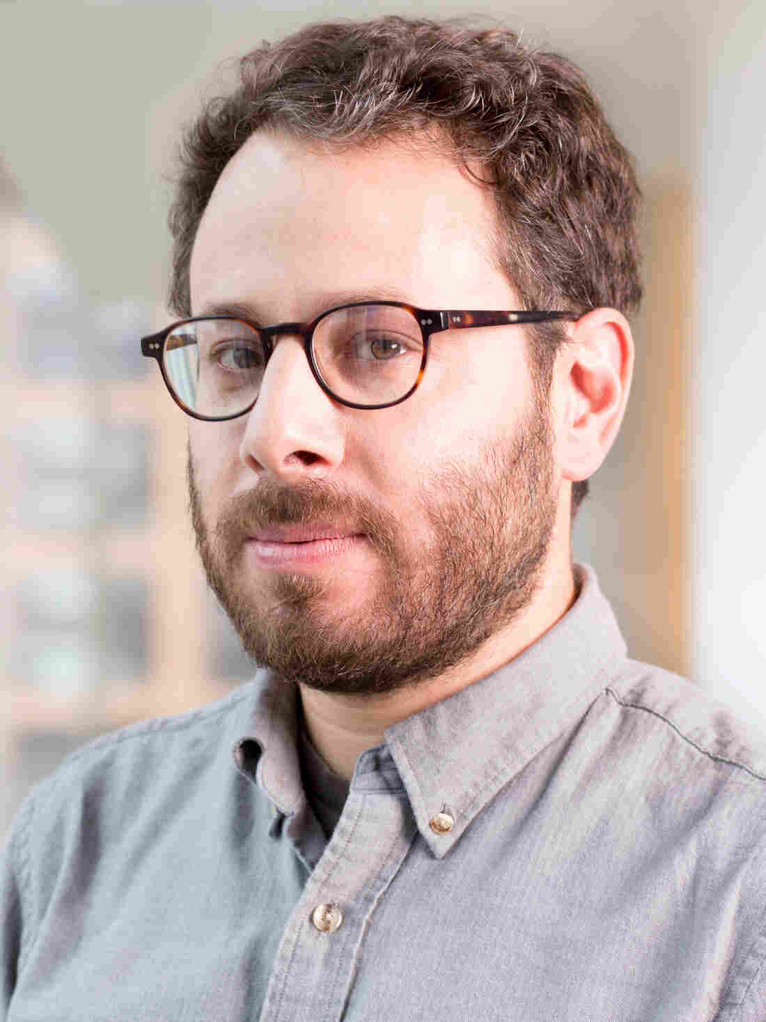 Joel Rose at NPR headquarters in Washington, D.C., September 27, 2018. (photo by Allison Shelley)