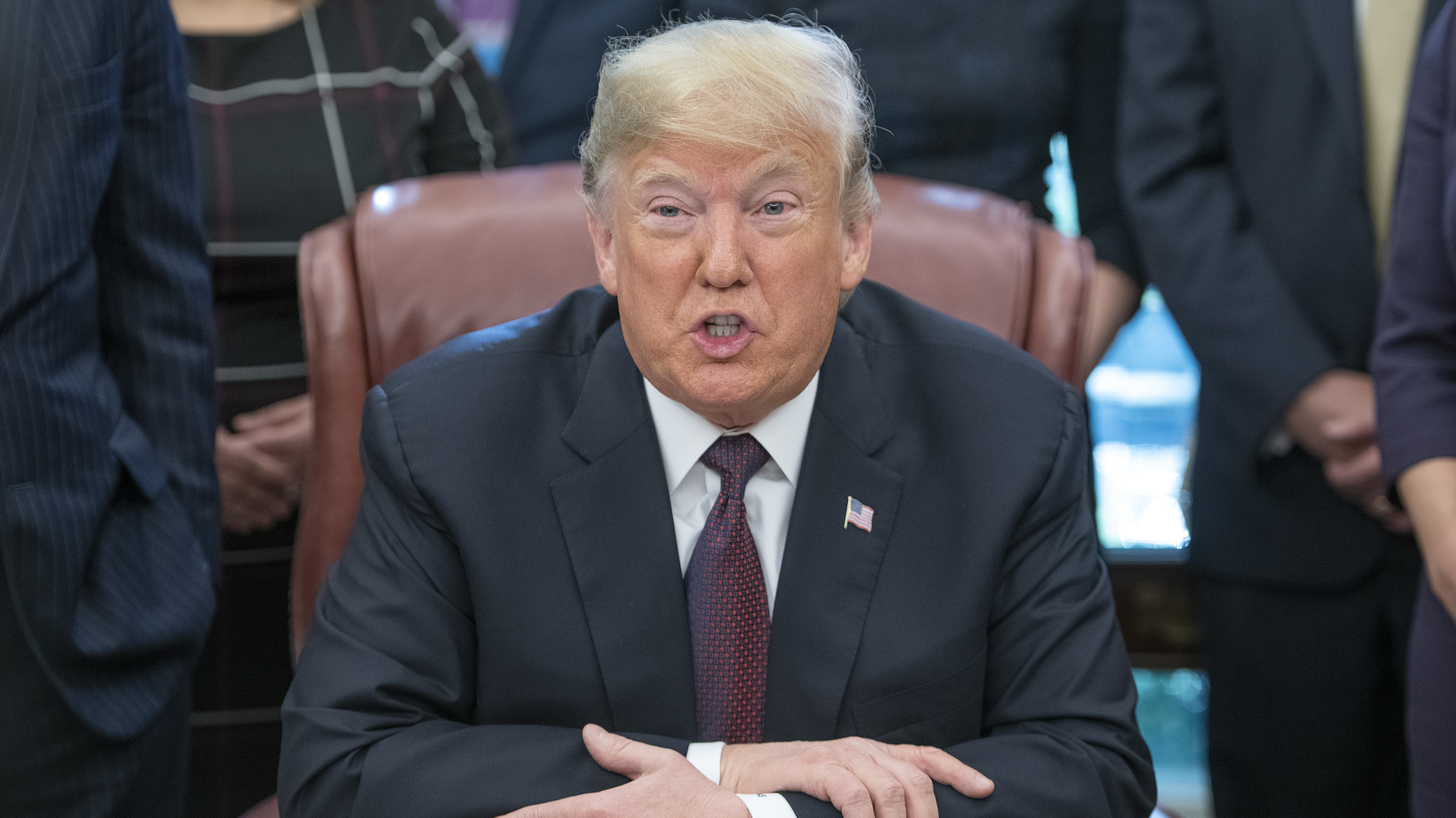 President Trump has never foreclosed the possibility he might talk in person with the special counsel's investigators, even though his own attorneys have advised him against it. (Getty Images)