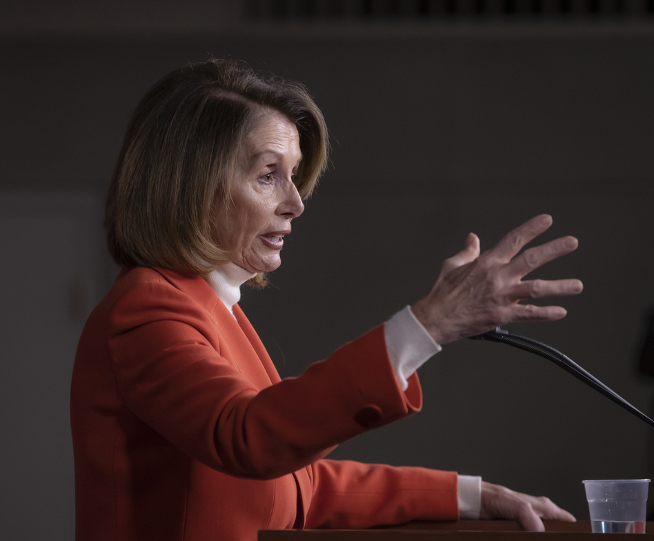 House Minority Leader Nancy Pelosi, D-Calif., is facing opposition from a group of House Democrats who argue that after the midterm elections voters want a new generation of leadership in the House. (J. Scott Applewhite/AP)