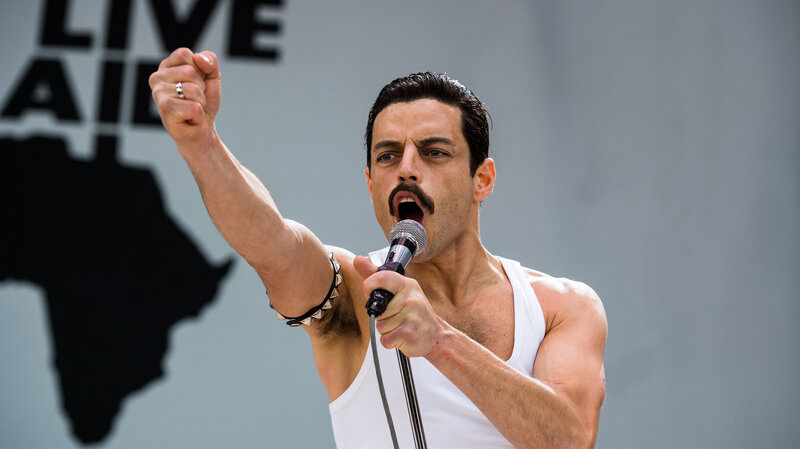 Image result for rami malek as freddie mercury"