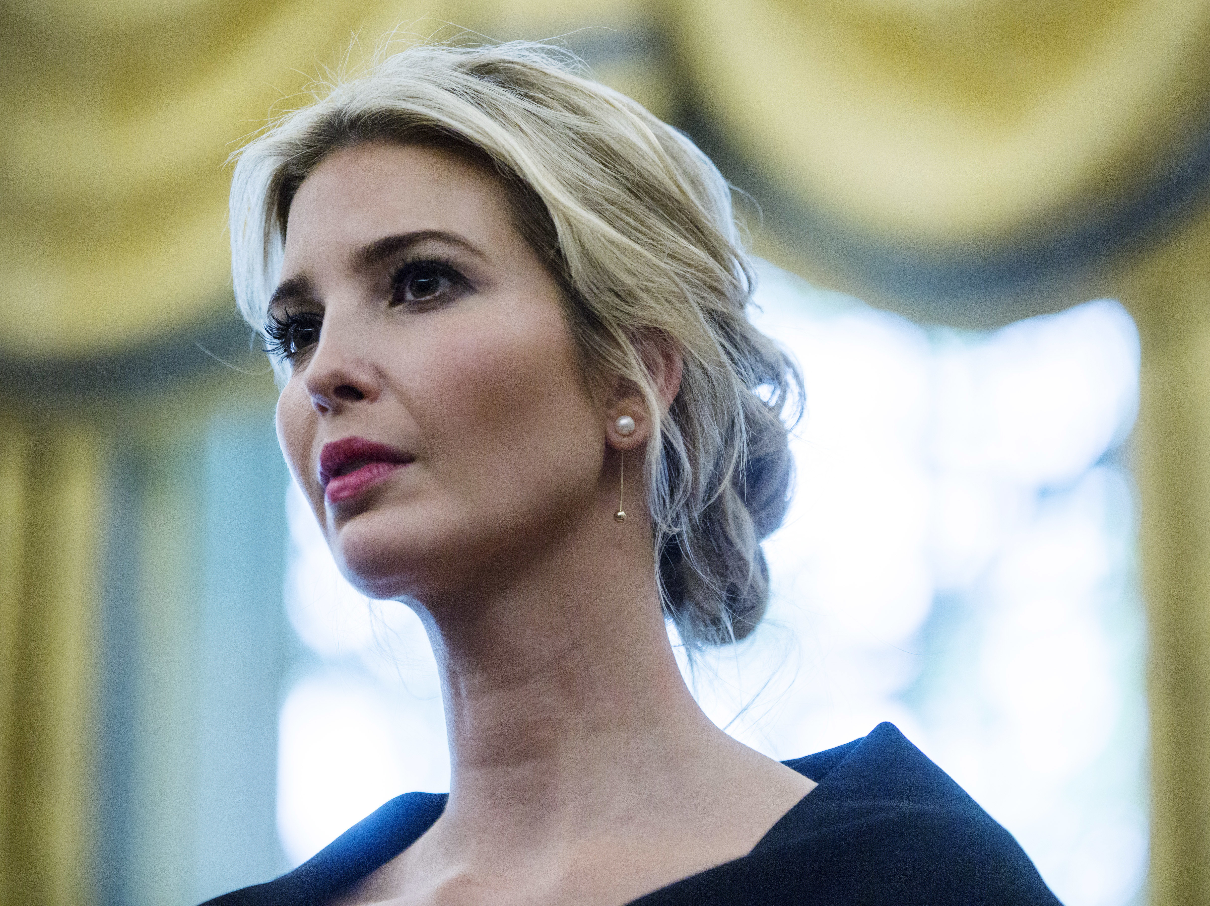 According to <em>The Washington Post</em>, Ivanka Trump &quot;often discussed or relayed official White House business using a private email account with a domain that she shares with her husband, Jared Kushner.&quot; (Zach Gibson/Bloomberg via Getty Images)