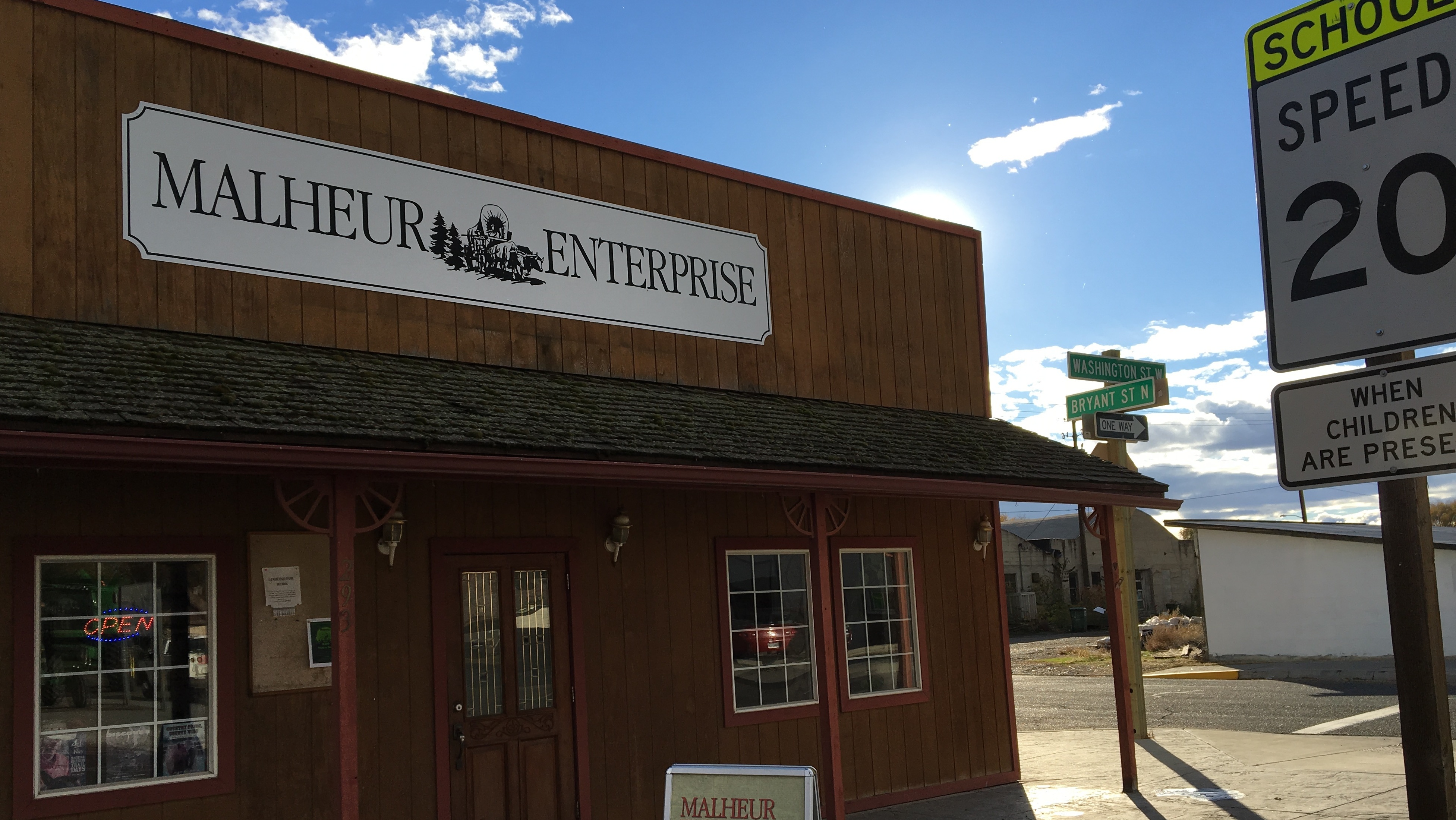 The Malheur Enterprise was founded in 1909. The newspaper has had a renaissance in the past three years since it was bought by longtime newspaper reporter Zaitz and his family.
