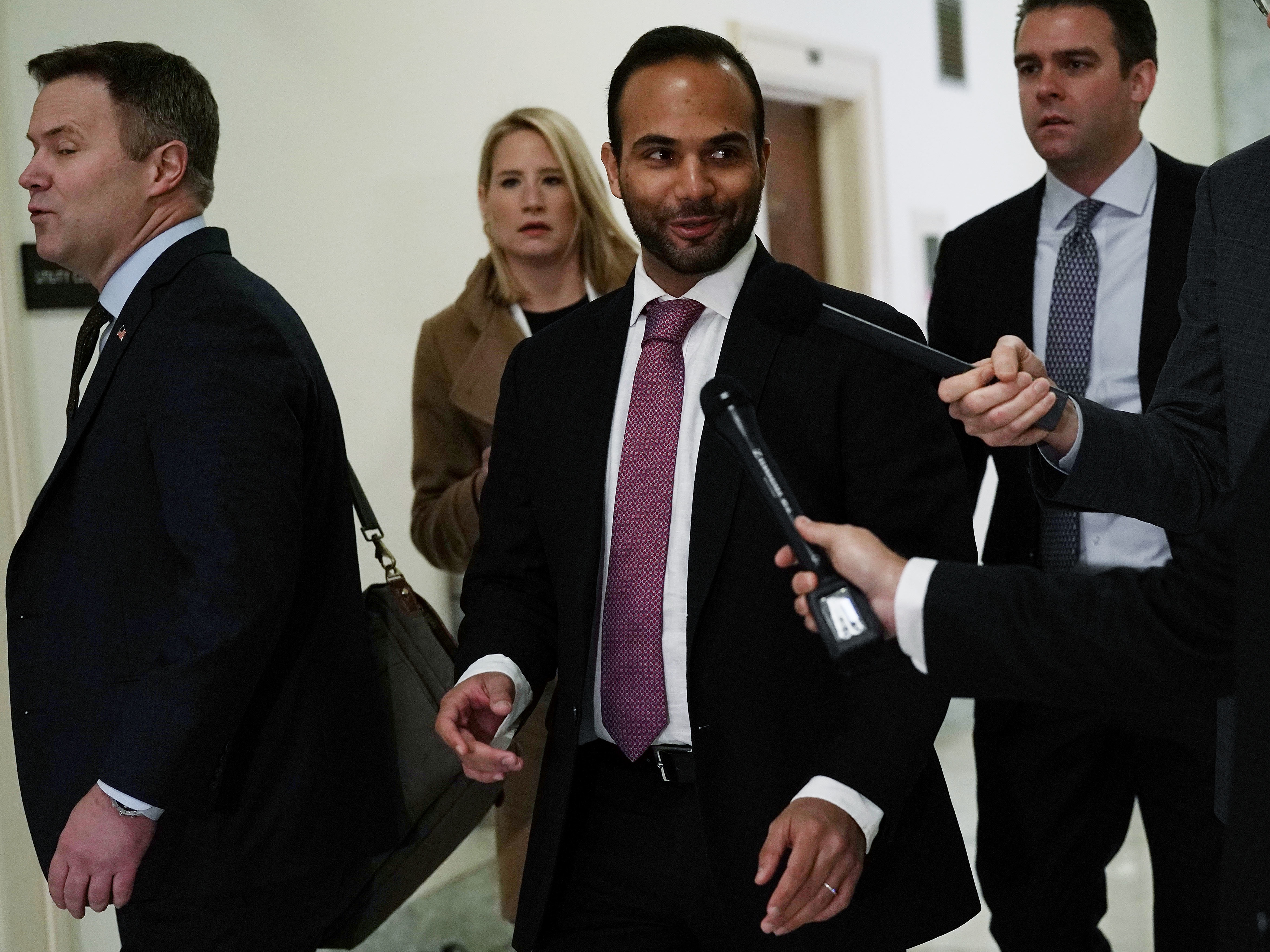 George Papadopoulos arrives at a hearing before the House Judiciary and Oversight Committee Oct. 25, 2018. (Getty Images)