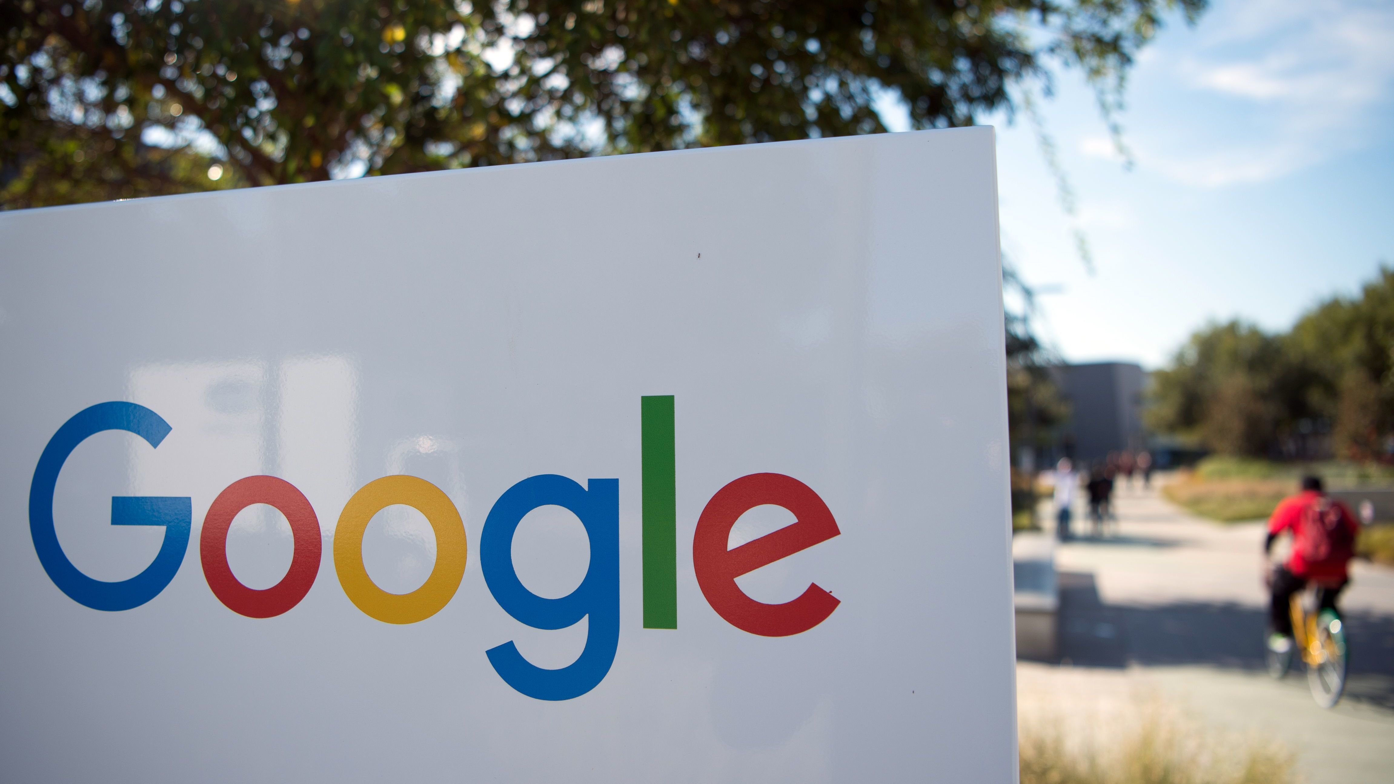 A Google sign and logo at the Googleplex in Menlo Park, Calif. This week, Google project manager spoke to Reuters about a problem discovered in the firm