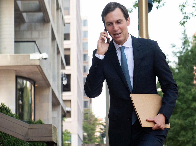 Jared Kushner, White House senior adviser and President Trump's son-in-law, is being honored for his "significant contributions in achieving the renegotiation of the new agreement between Mexico, the United States and Canada," according to Mexico's foreign ministry. (Saul Loeb/AFP/Getty Images)
