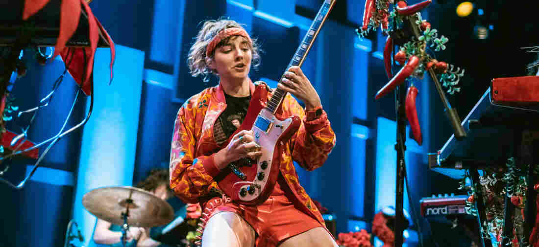 Caroline Rose performs live at WXPN's Free At Noon Concert at World Cafe Live in Philadelphia.