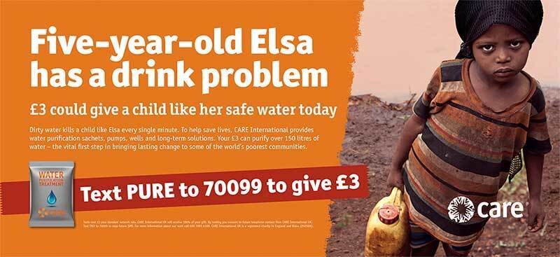 what do african aid recipients think of western charity ads donation advertisement example