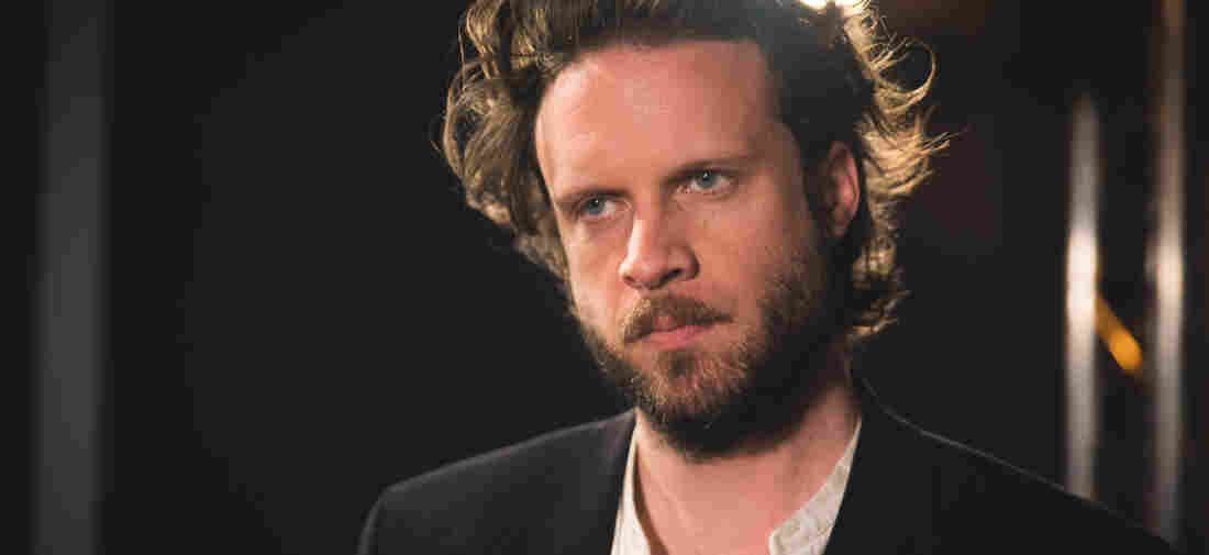 Father John Misty inside the World Cafe performance studio.