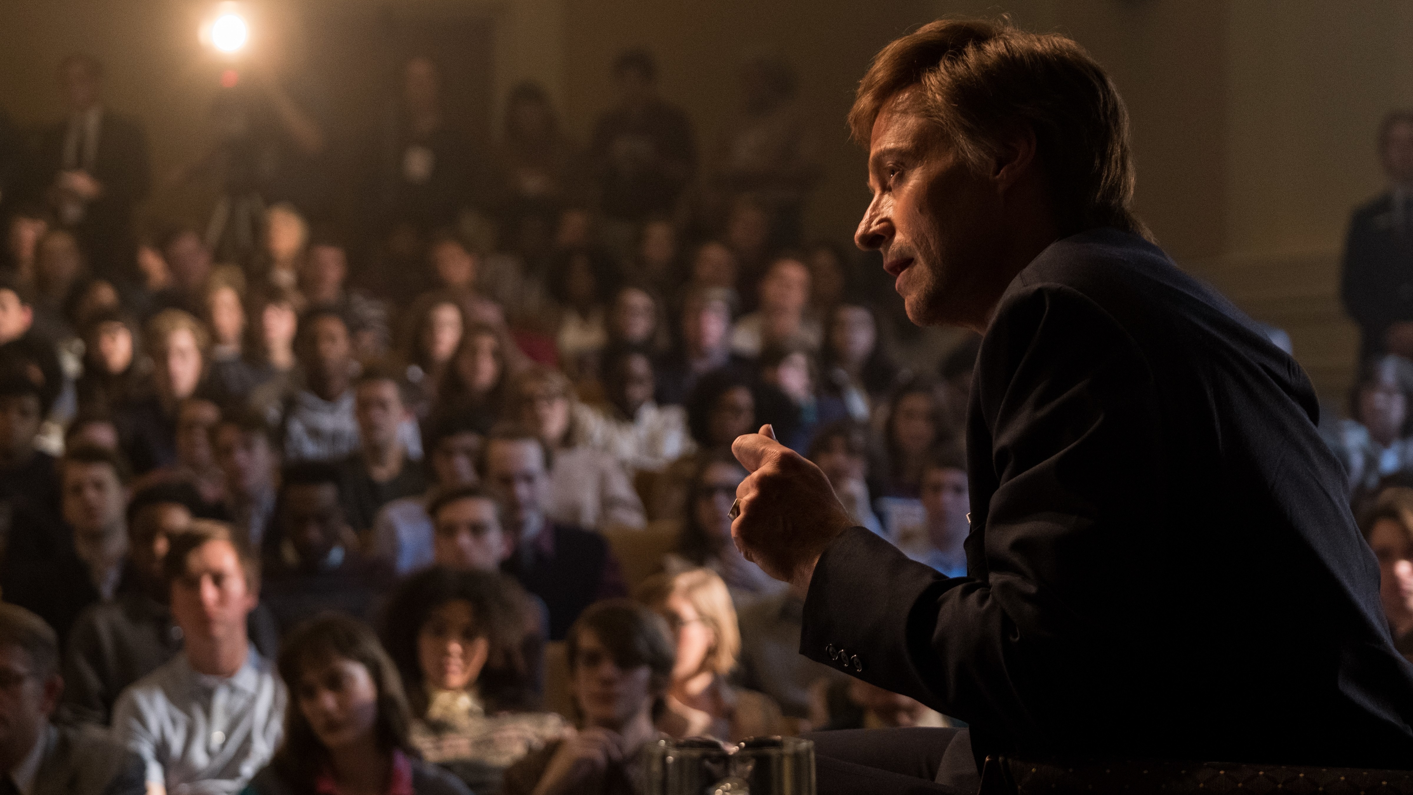 In The Front Runner, Hugh Jackman plays Gary Hart, whose 1987 presidential campaign was swiftly derailed by reports of an extramarital affair.