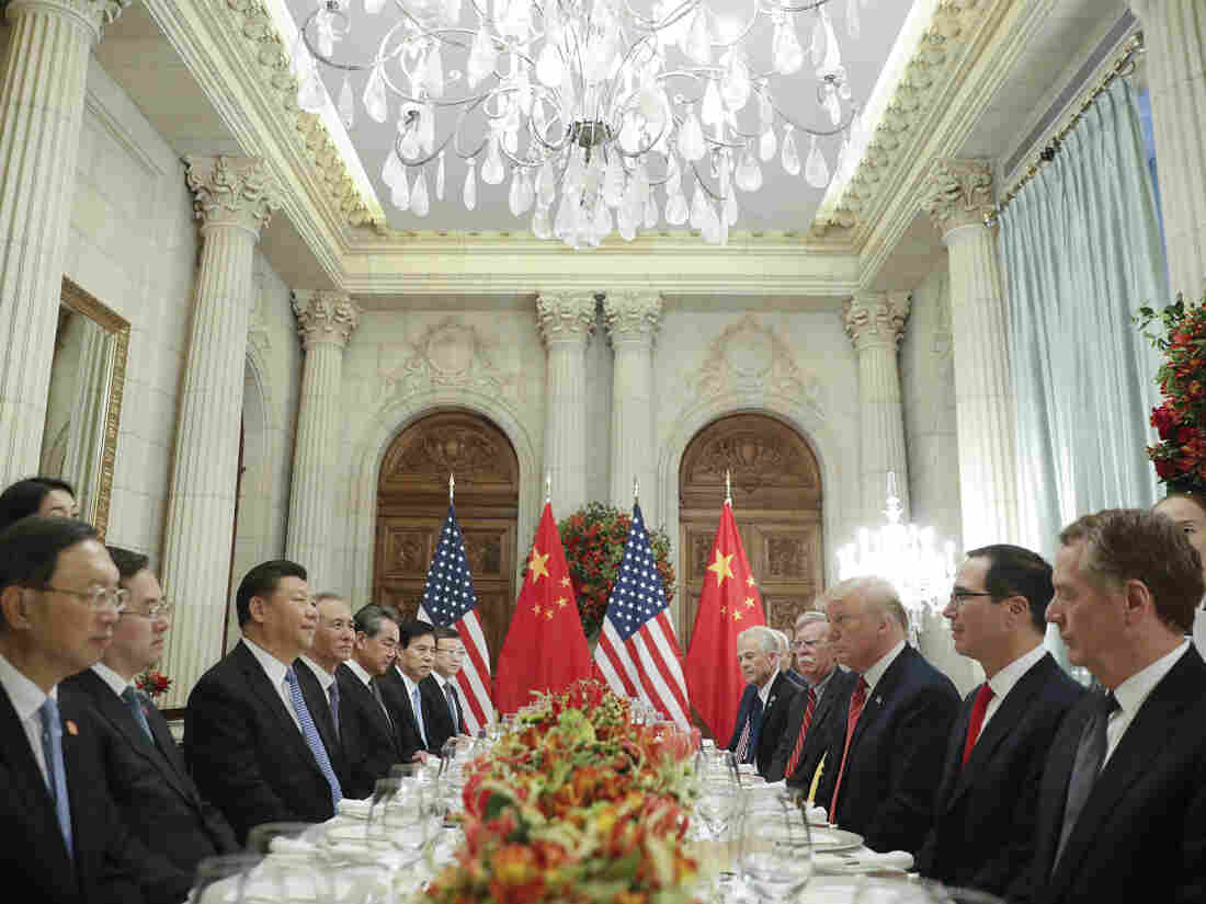 President Trump and Chinese President Xi Jinping agreed Saturday to a 90-day halt on new tariffs, hailed as a cease-fire in the countries' trade war.