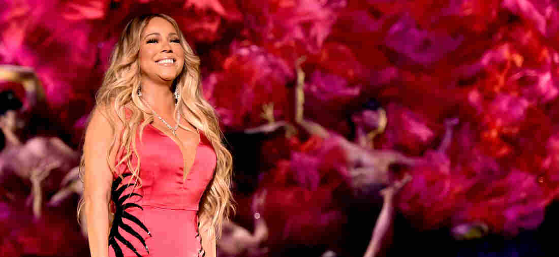 Mariah Carey performs onstage during the 2018 American Music Awards at Microsoft Theater on October 9, 2018 in Los Angeles, California.