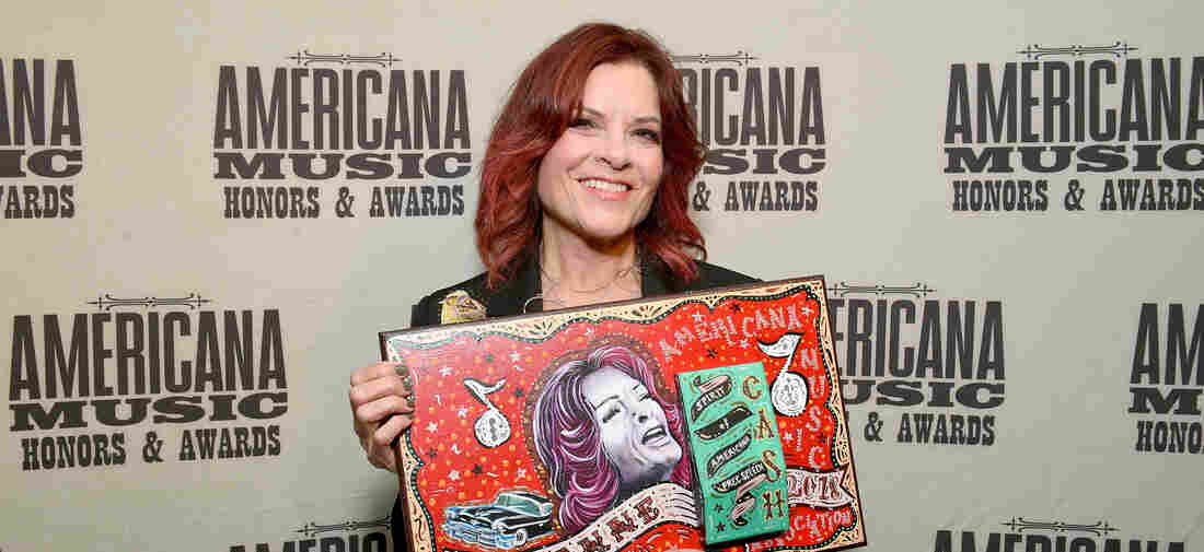 Rosanne Cash backstage during the 2018 Americana Music Honors and Awards at Ryman Auditorium on September 12, 2018 in Nashville, Tennessee.
