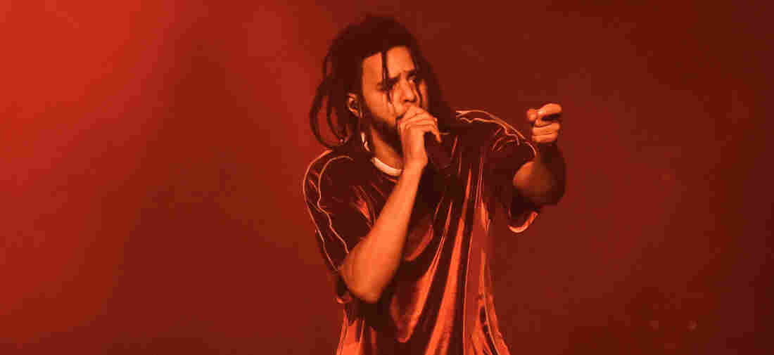 J. Cole performs onstage at J. Cole In Concert at Madison Square Garden on October 1, 2018 in New York City.
