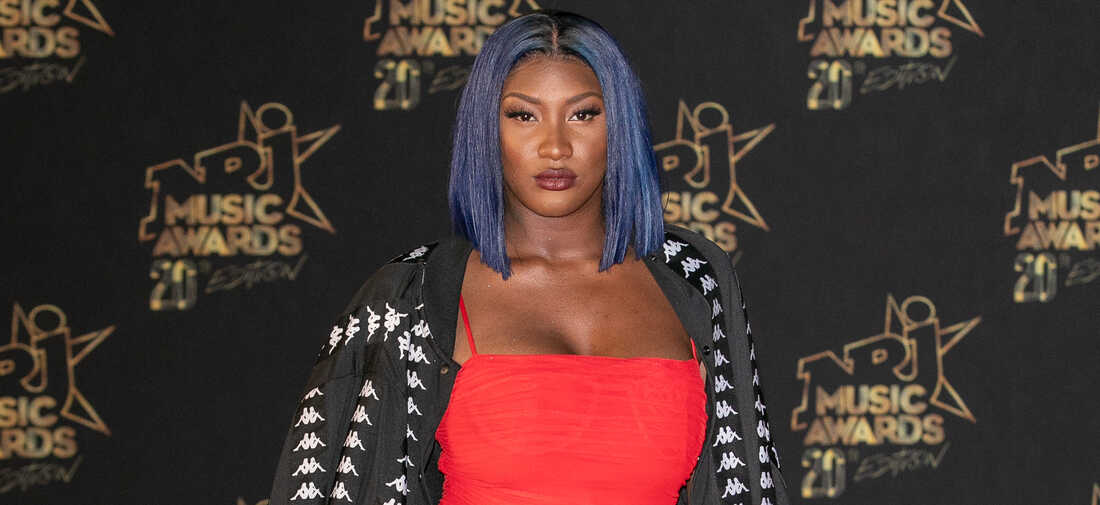 Aya Nakamura attends the 20th NRJ Music Awards at Palais des Festivals on November 10, 2018 in Cannes, France.