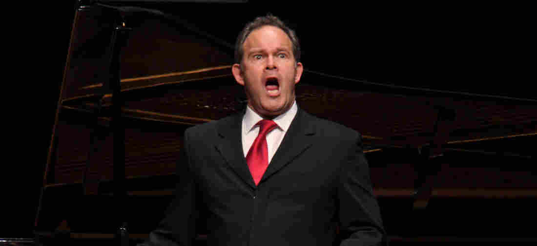 The bass-baritone Gerald Finley, accompanied by the pianist Julius Drake, performed the songs by Beethoven, Schubert, Tchaikovsky and Rachmaninoff at Alice Tully Hall on Wednesday night, May 2, 2018.