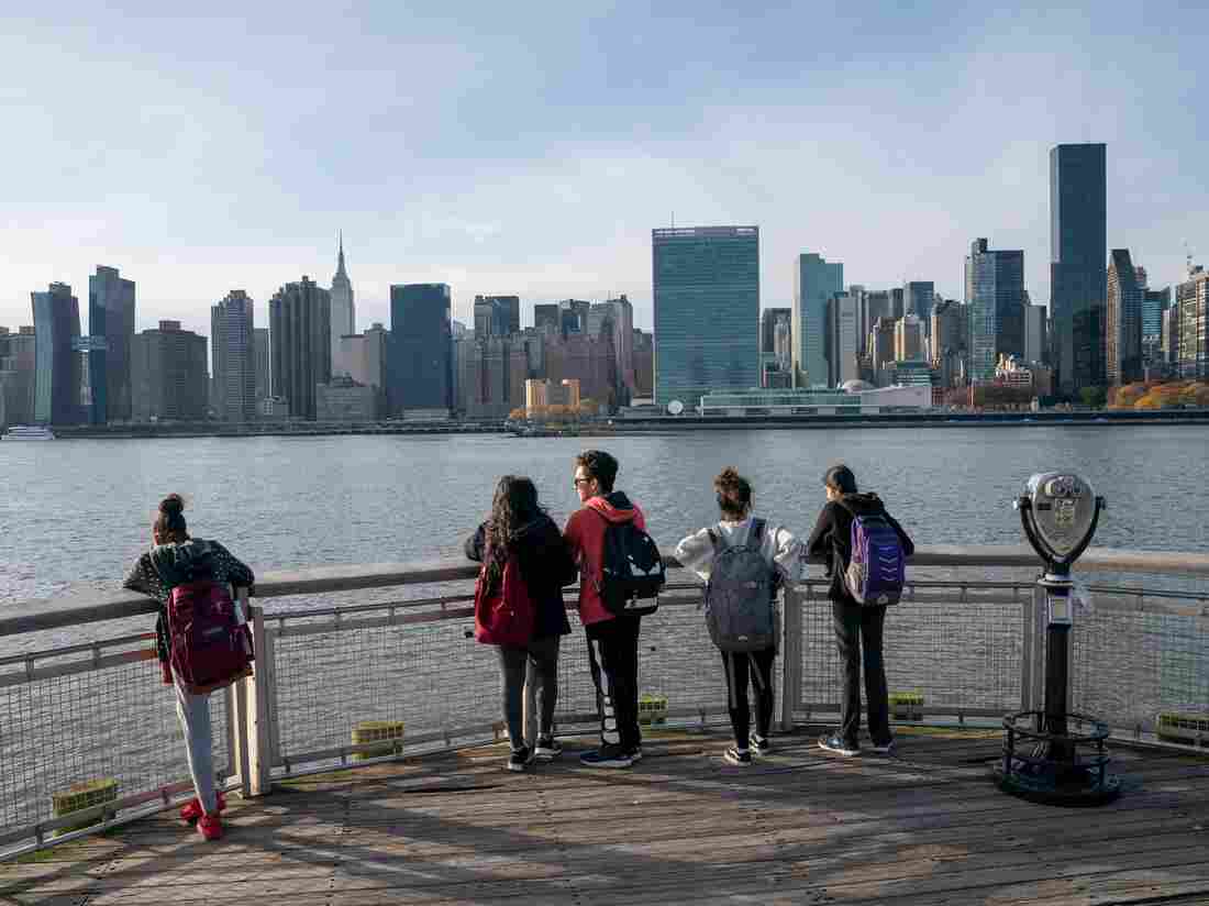 The view of Manhattan from Long Island City.