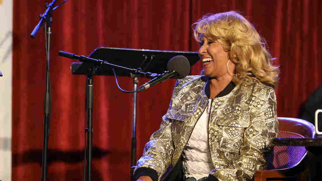 Darlene Love appears on Ask Me Another at the Bell House in Brooklyn, New York.