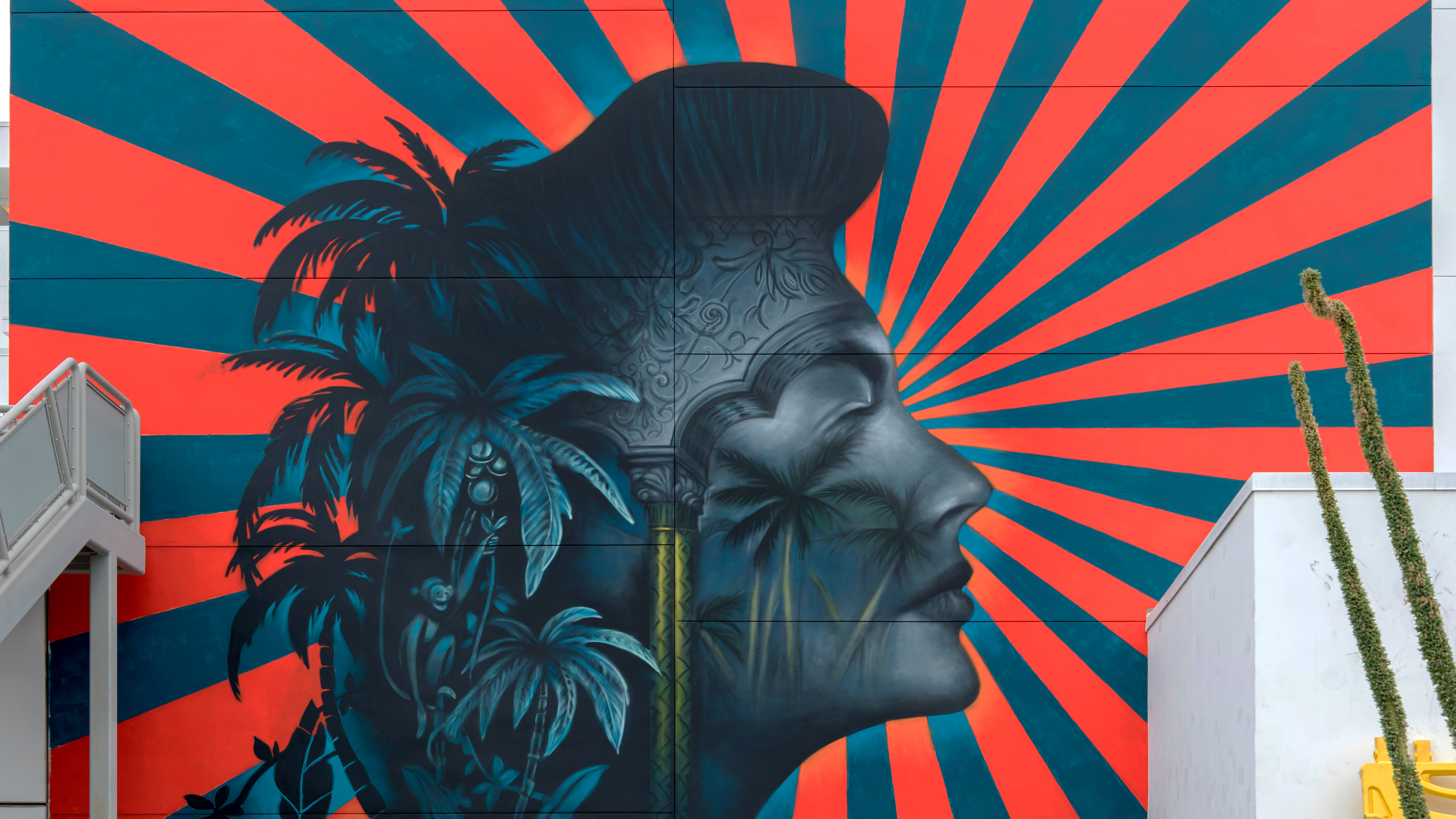 Beau Stanton painted this mural on a Los Angeles school in 2016. Later this month it will be removed, following complaints from community members.