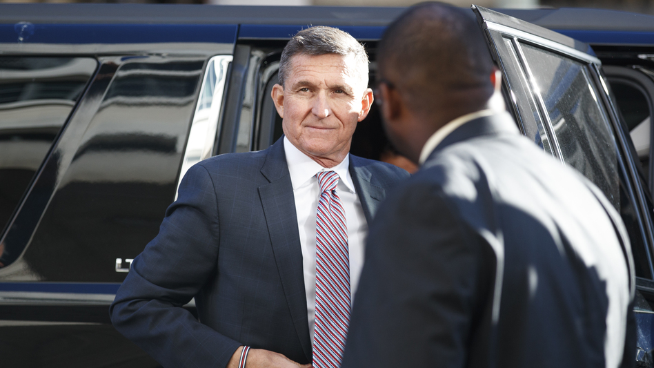 President Trump's former national security adviser Michael Flynn arrives at federal court in Washington. D.C., Tuesday. (Carolyn Kaster/AP)