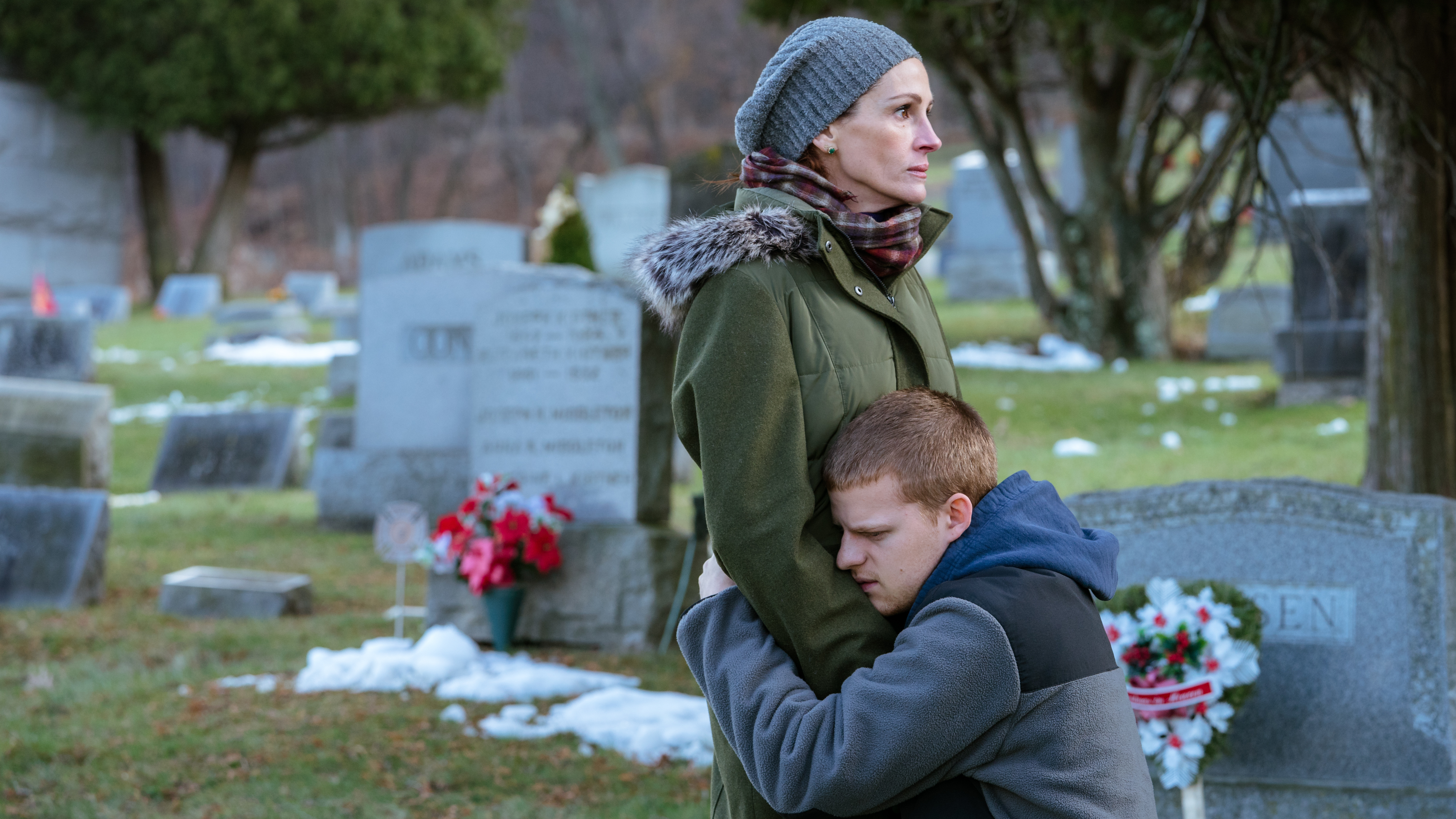 In Ben Is Back, Julia Roberts plays a mother whose son, an opioid addict, unexpectedly returns home on Christmas Eve.