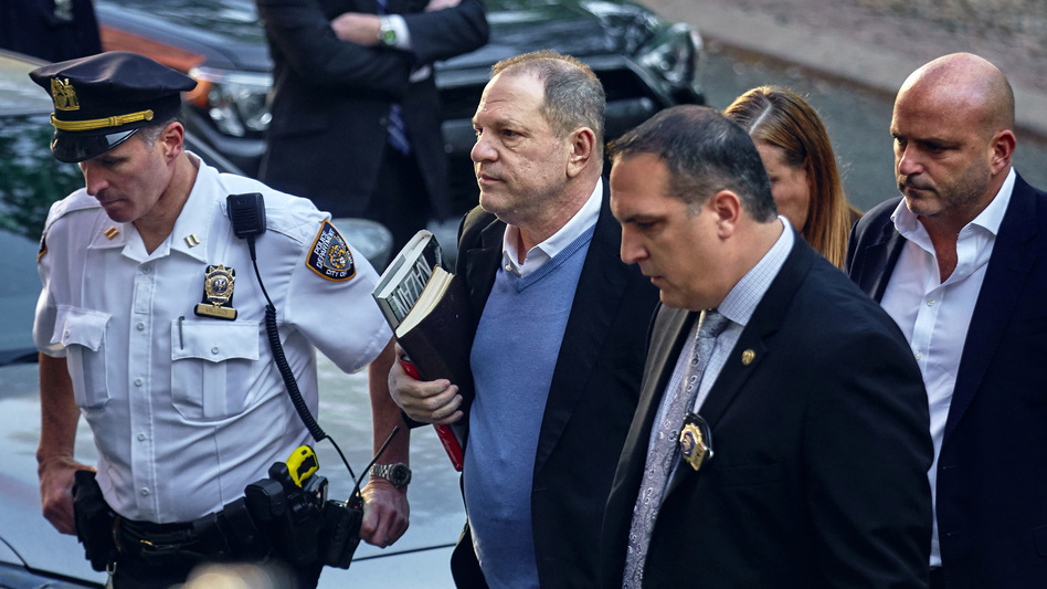 In May, Harvey Weinstein turned himself in to police following allegations by several women of sexual misconduct. (Andres Kudacki/AP)
