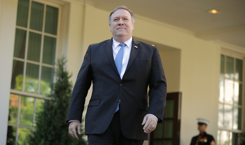 Secretary of State Mike Pompeo tells NPR that the U.S. remains committed to the Kurds, American allies in the Syrian war, even as the U.S. plans to withdraw troops from the country. (Chip Somodevilla/Getty Images)