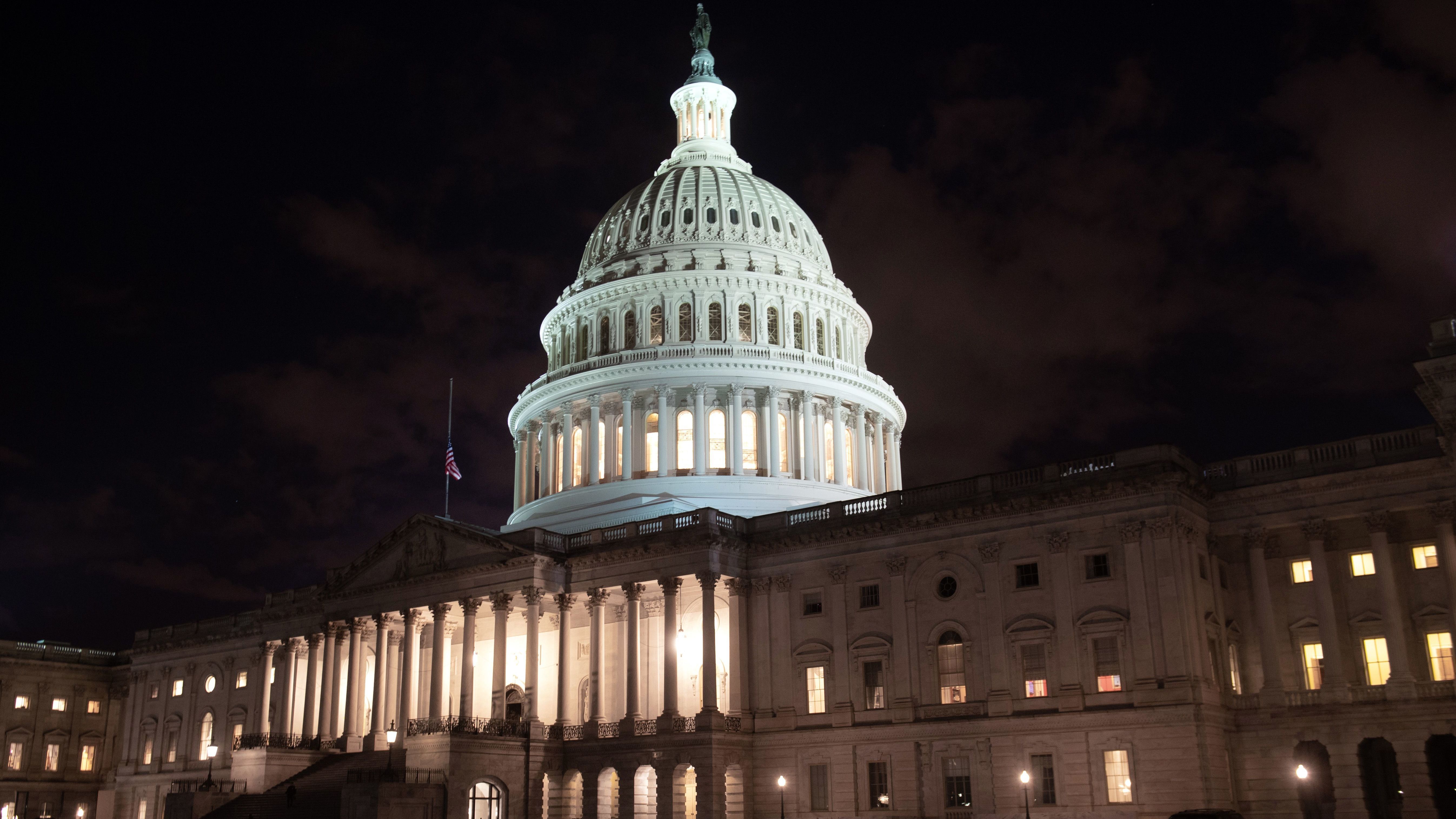 The House and Senate convened at noon Saturday, but no votes were scheduled and many lawmakers have already left town. (AFP/Getty Images)