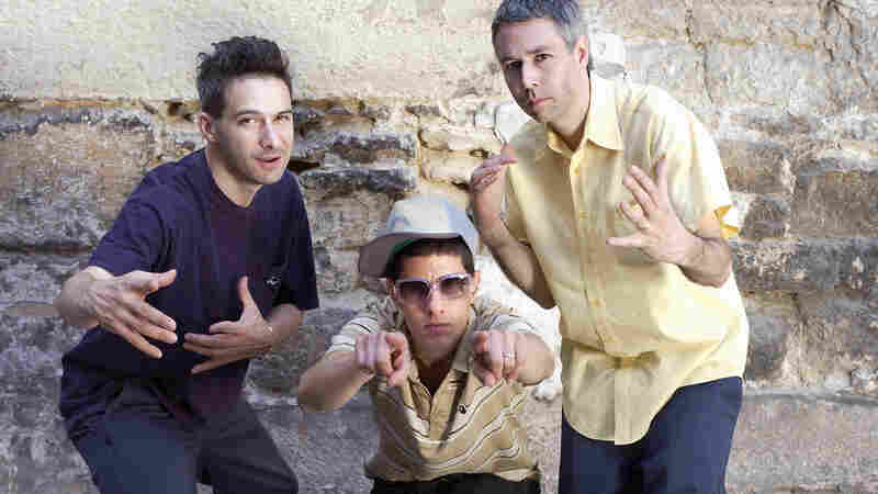 The Beastie Boys, from left, "Ad-Rock" (Adam Horovitz), "Mike D" (Michael Diamond) and "MCA" (Adam Yauch) pose in Paris in 2004.