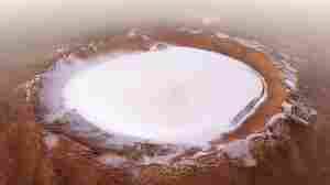 Huge Martian Crater 'Korolev' Appears Topped With Miles Of Pristine Snow 