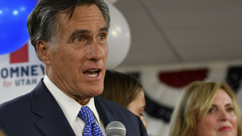 Sen.-elect Mitt Romney says President Trump "has not risen to the mantle of the office." (Gene Sweeney Jr./AP)