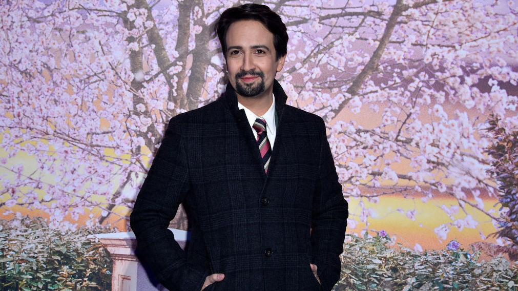 Lin-Manual Miranda, shot at a press event for Mary Poppins Returns in Paris in December.