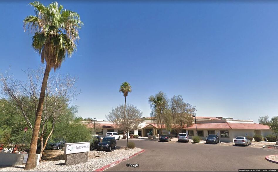 A Hacienda HealthCare location in Phoenix, where a woman said to be in a vegetative state gave birth to a child last month. Police are now investigating the incident. (Google Maps)