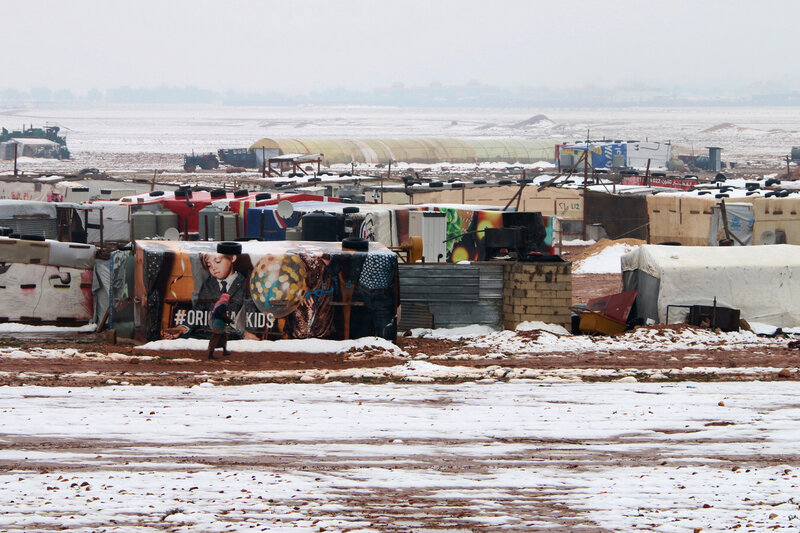Heavy Winter Storm Wrecks Syrian Refugee Camps In Lebanon Npr