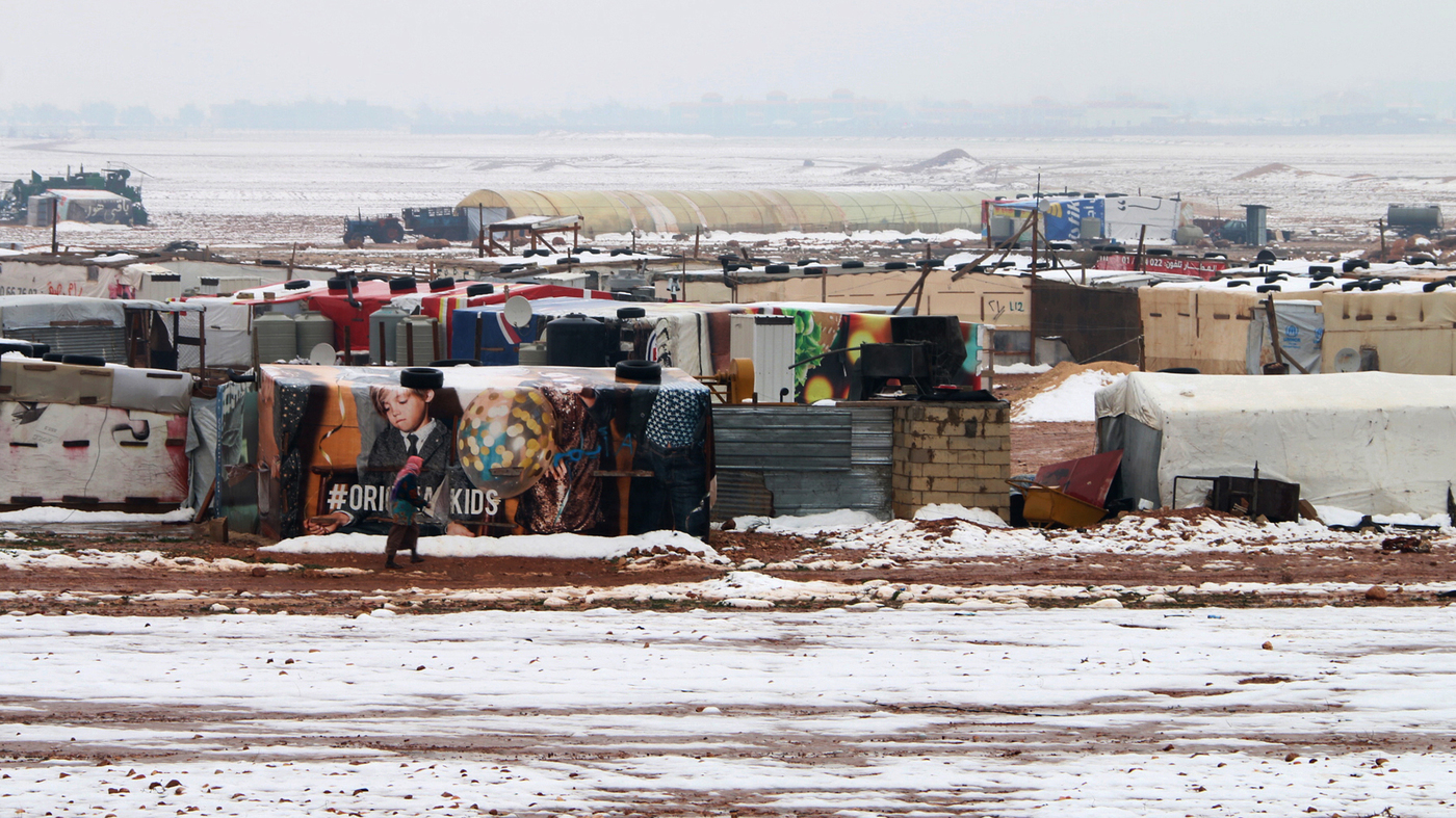 Heavy Winter Storm Wrecks Syrian Refugee Camps In Lebanon : NPR