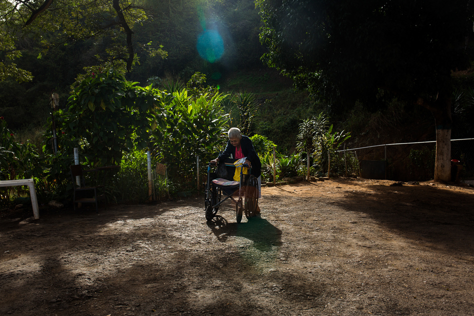 A resident at the Mother Teresa of Calcutta senior home in Caracas. The people at the home were not reluctant to be photographed, says photojournalist Wil Riera: "They want to share their history, to have a voice." (Wil Riera)
