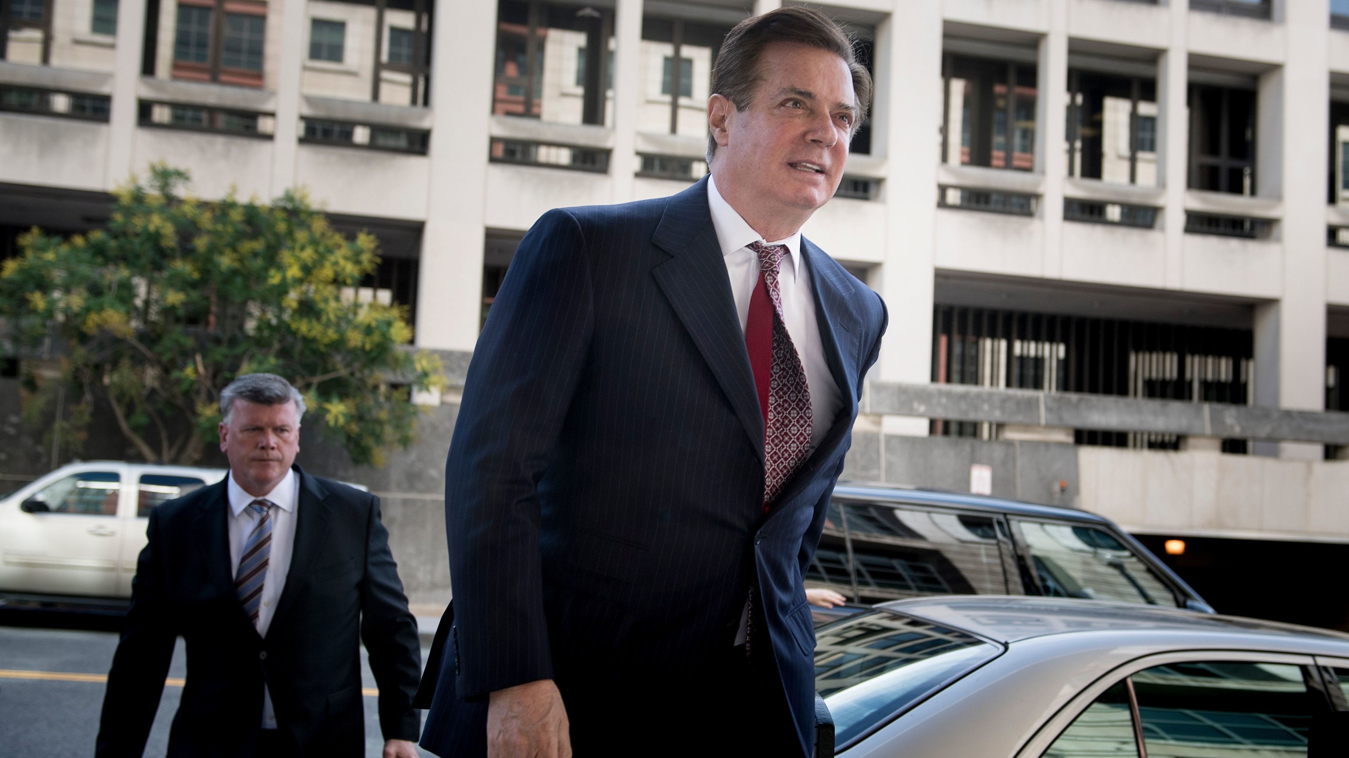 Former Trump campaign chairman Paul Manafort arrives for a hearing in U.S District Court in June 2018 in Washington, D.C. (AFP/Getty Images)