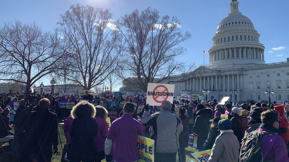 Federal workers (Hafsa Quraishi/NPR)