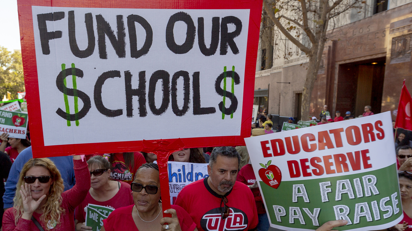 Los Angeles Teachers Are Moving Forward With A Strike : NPR