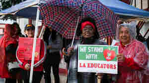 Los Angeles Teachers Strike For Smaller Classes, More Nurses And Librarians