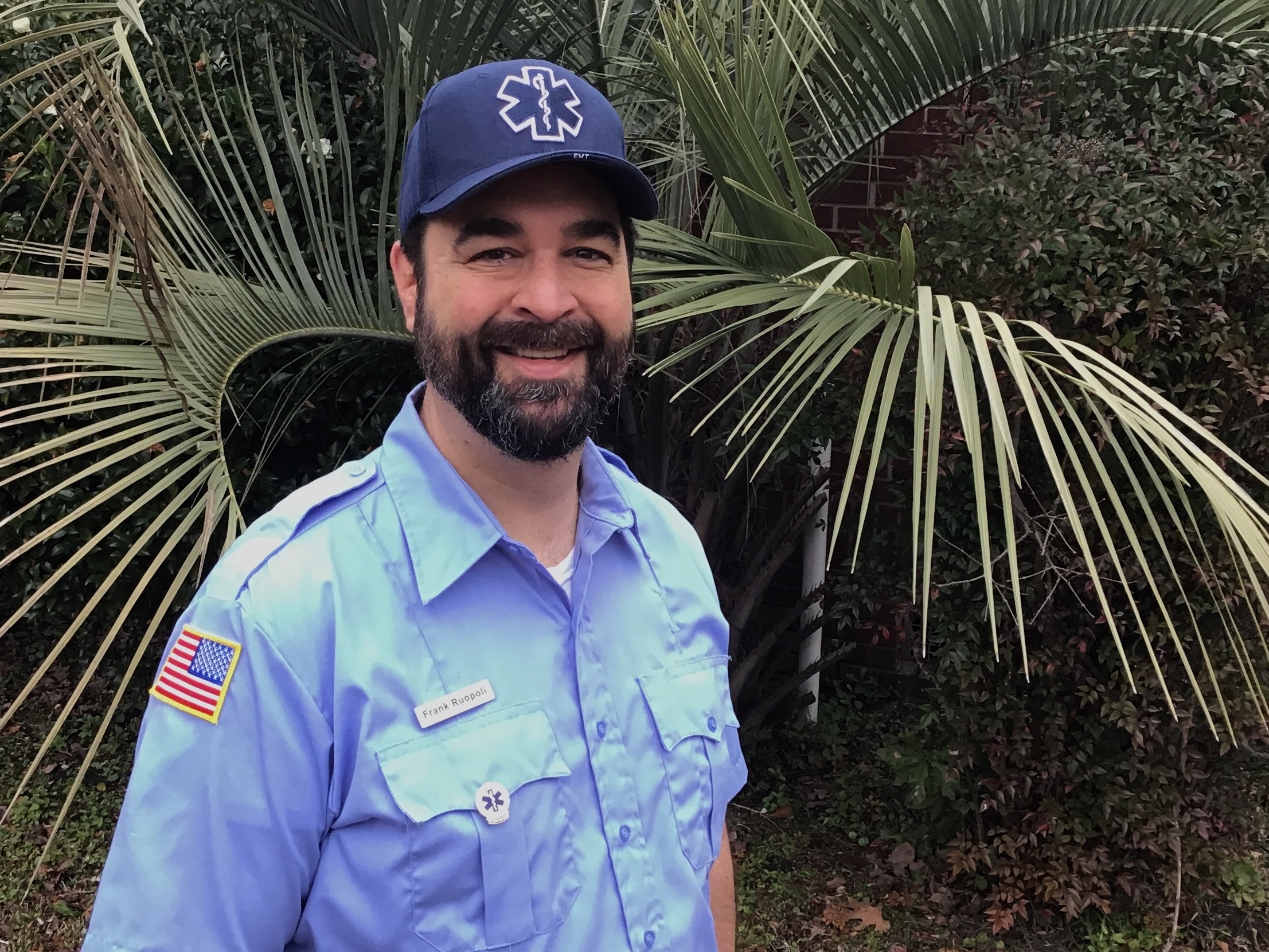 Frank Ruopoli of Charleston, S.C., works at the National Oceanic and Atmospheric Administration. After the 2013 partial shutdown he earned an emergency medical technician certification. Now he's found a part-time job to earn money during this shutdown. (Courtesy of Frank Ruopoli)