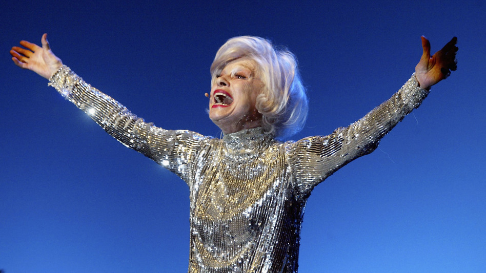 Carol Channing, performing in Los Angeles in 2004. Channing died Tuesday at age 97. (Frazer Harrison/Getty Images)