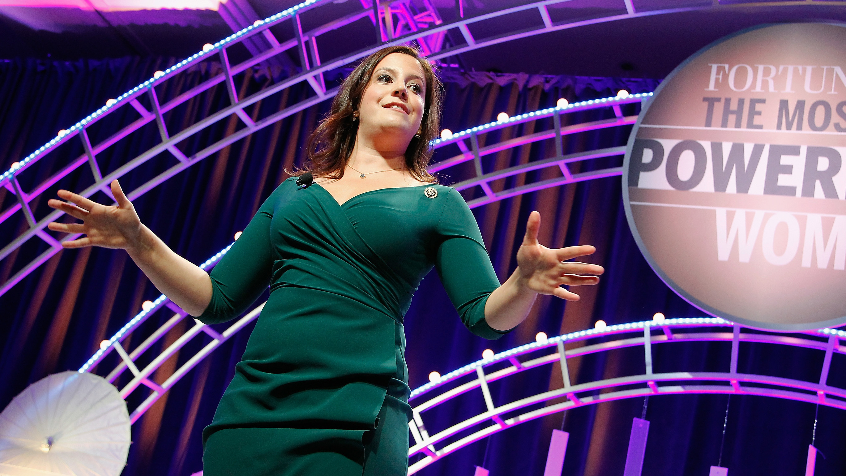 Congresswoman Elise Stefanik is launching a new PAC to boost Republican women candidates well before they get to the general election. (Getty Images for Fortune/Time Inc.)