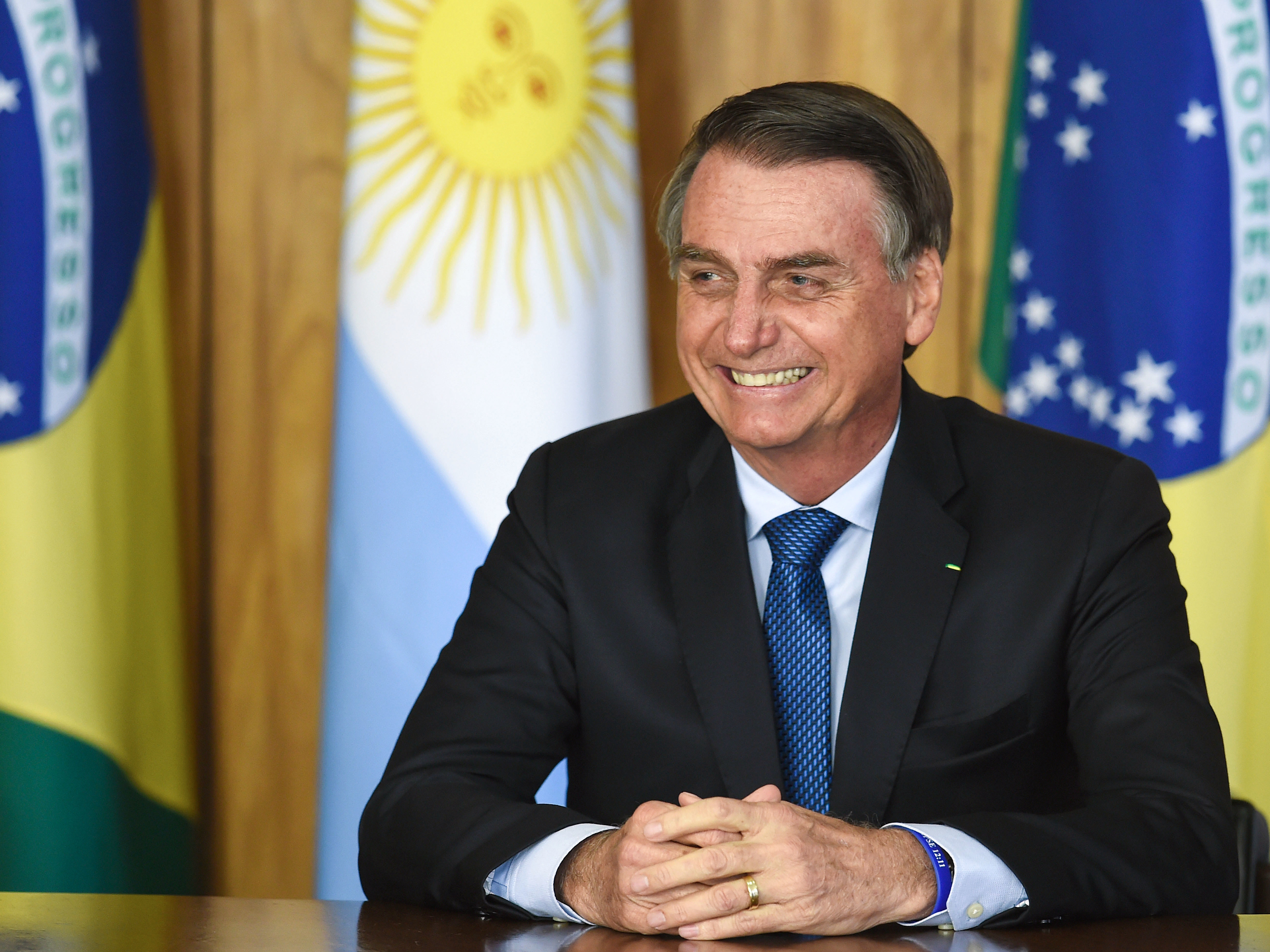 Jair Bolsonaro, Brazil's new president, is among a wave of far-right leaders who have risen on the world stage. On Tuesday, Bolsonaro will headline the World Economic Forum in Davos, Switzerland. (AFP/Getty Images)