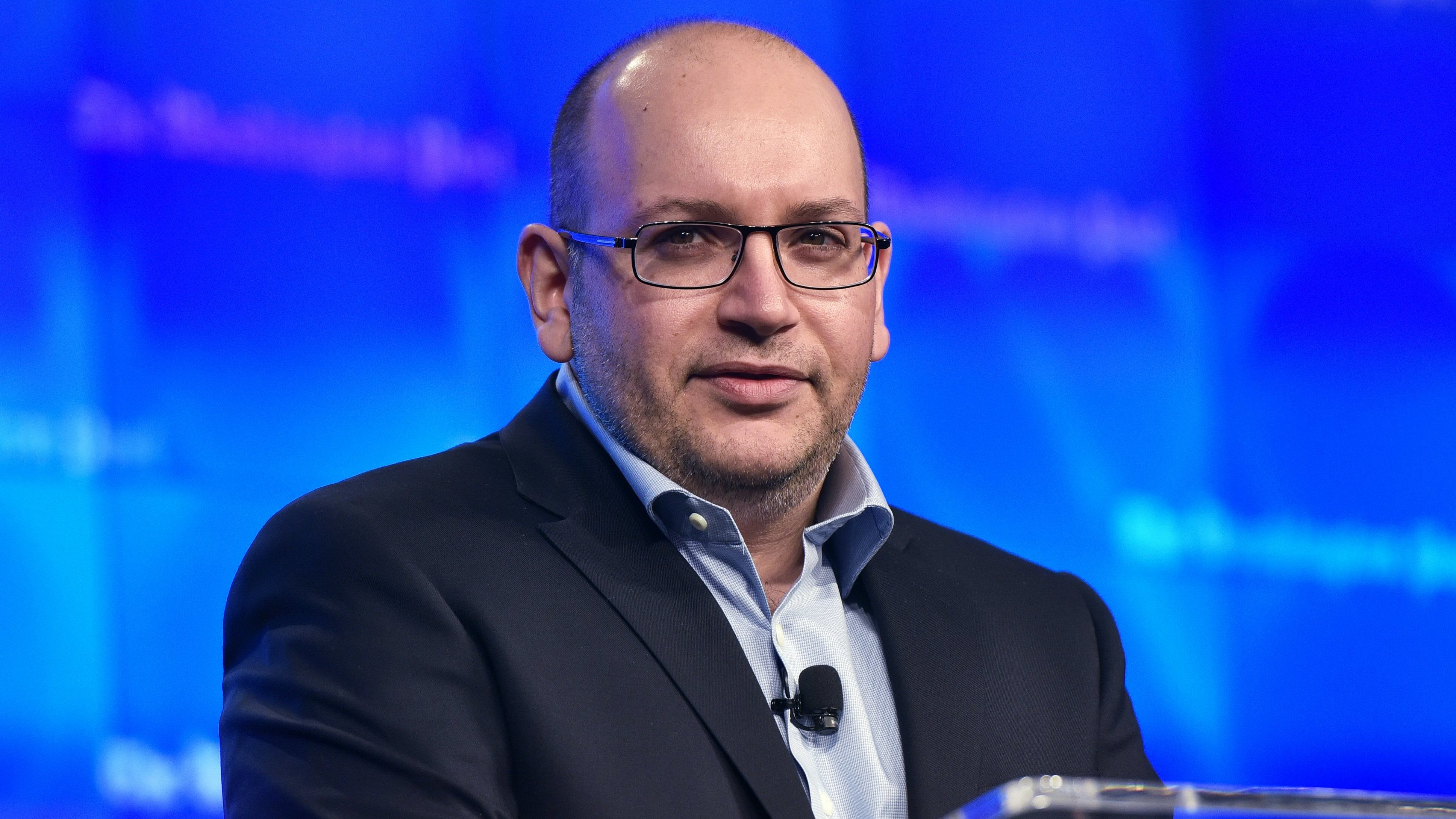 Jason Rezaian speaks during the inauguration of the Washington Post headquarters on Jan. 28, 2016.
