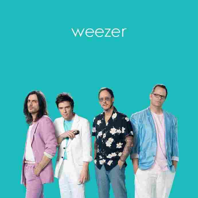 Cover for Weezer's self-titled "Teal" album.