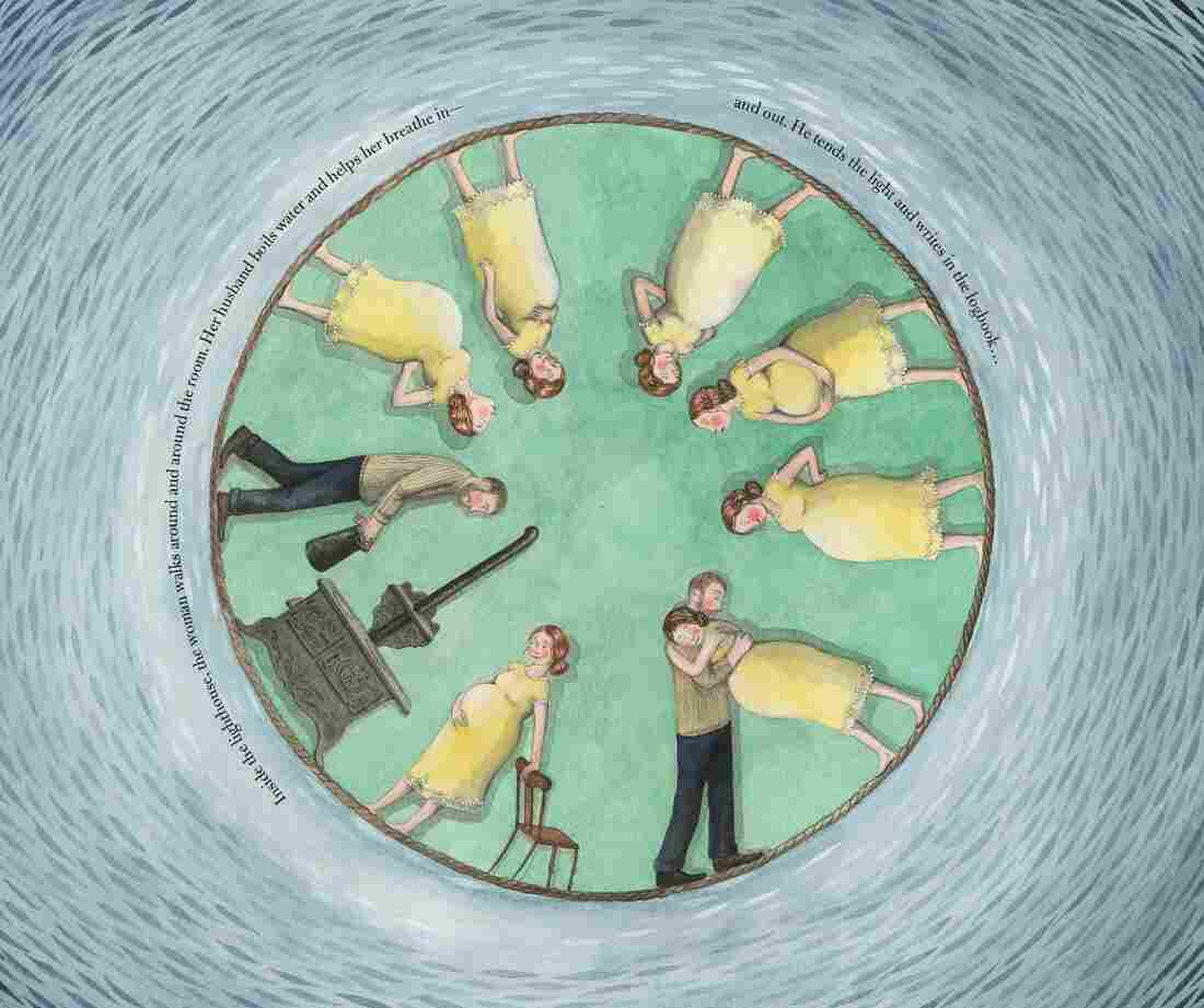An excerpt of Sophie Blackall's Hello Lighthouse.