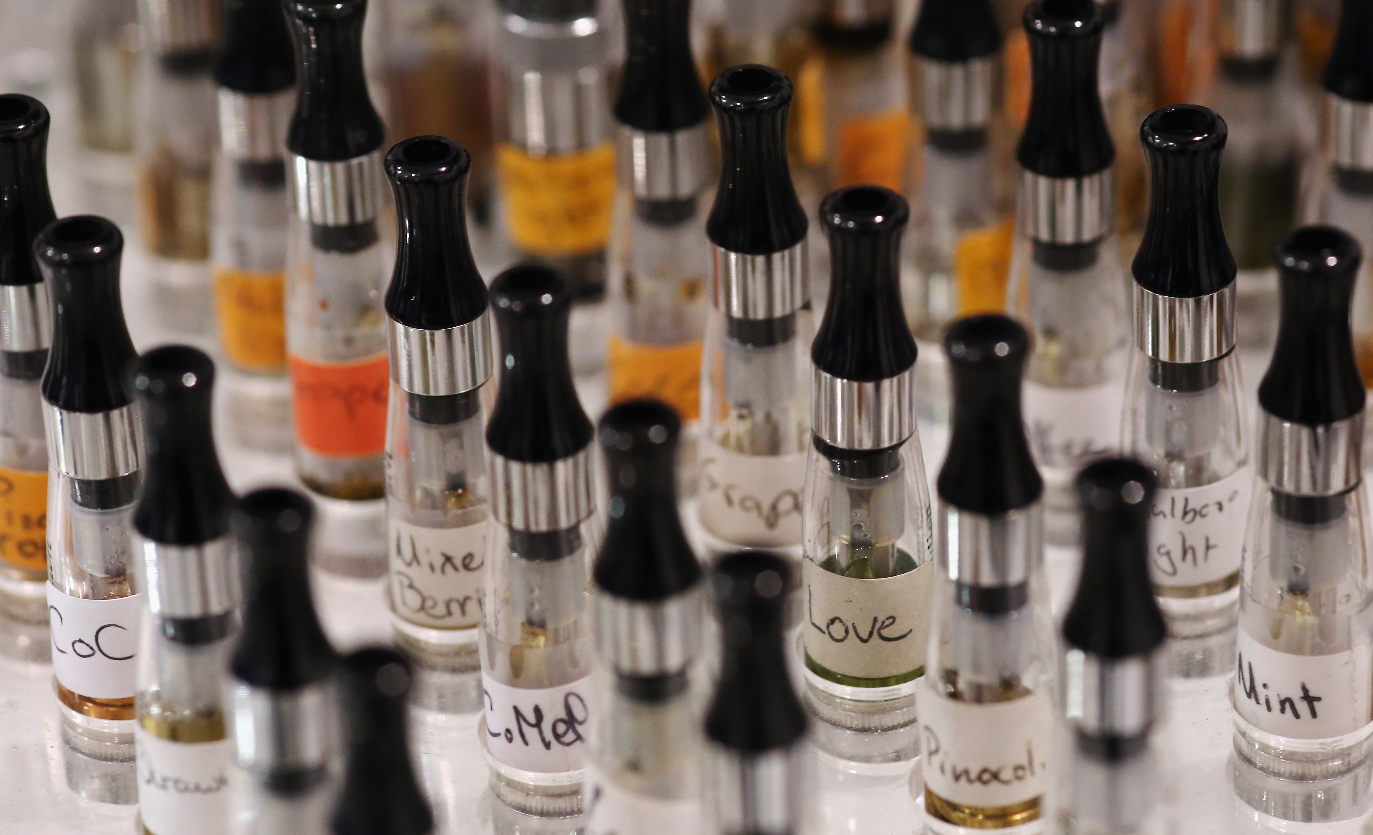 A British study found that people who used e-cigarettes to quit smoking were more successful than those who tried nicotine patches and gum. (Getty Images)